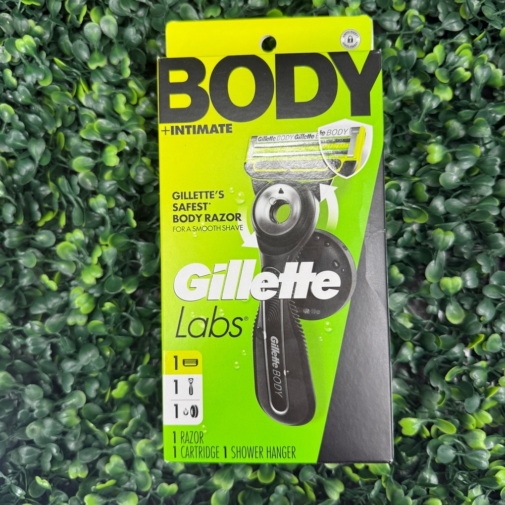 Gillette Labs Body Intimate Razor Set with FlexDisc and Magnetic Shower Hanger